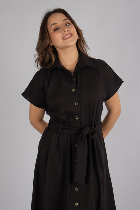 Vestido Valeska - Negro