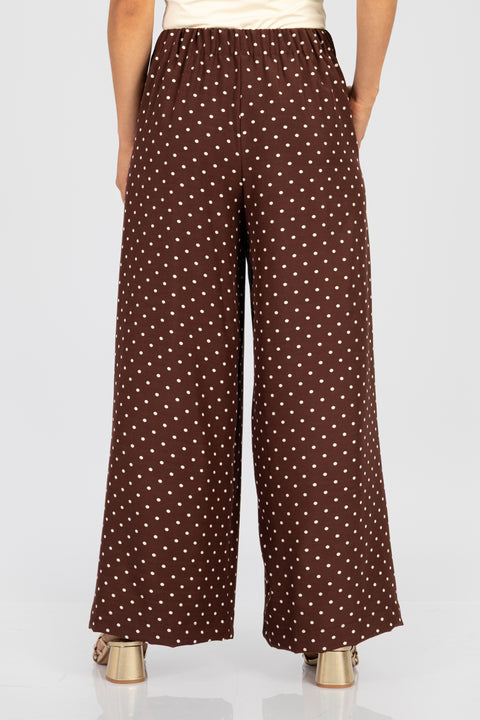 Palazo Cristina - Chocolate Lunares