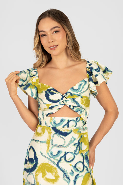 Vestido Juliana - Pistacho