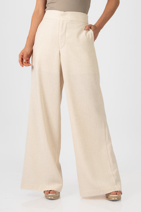 Pantalon Camila - Crema