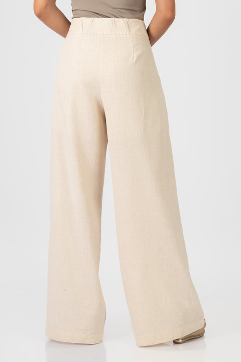 Pantalon Camila - Crema
