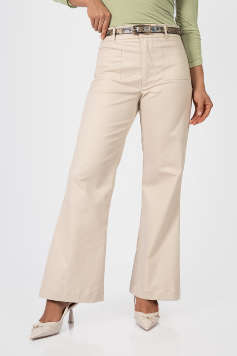 Pantalón Megan - Crema