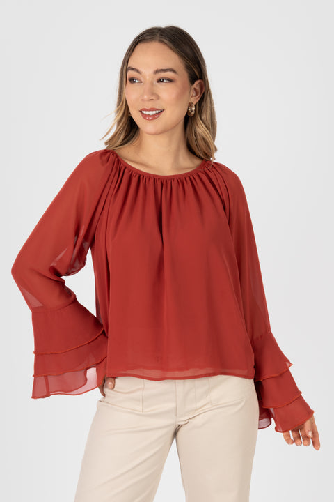 Blusa Darcy - Terracota