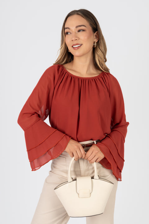 Blusa Darcy - Terracota
