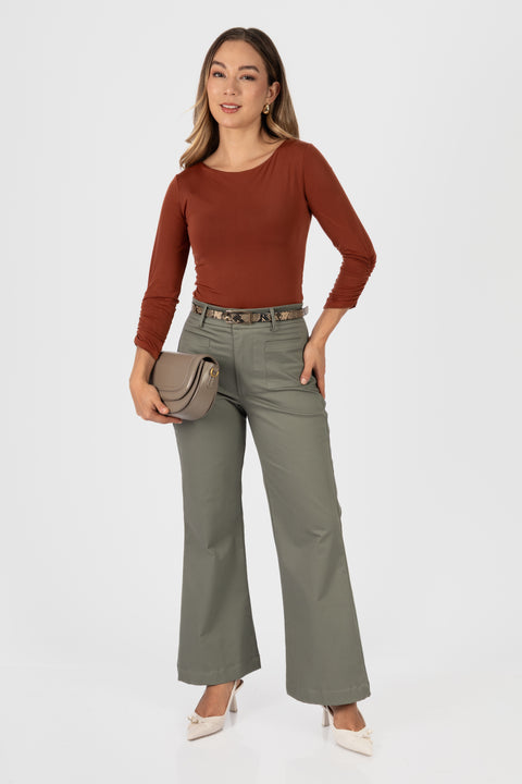 Pantalón Megan - Verde Olivo