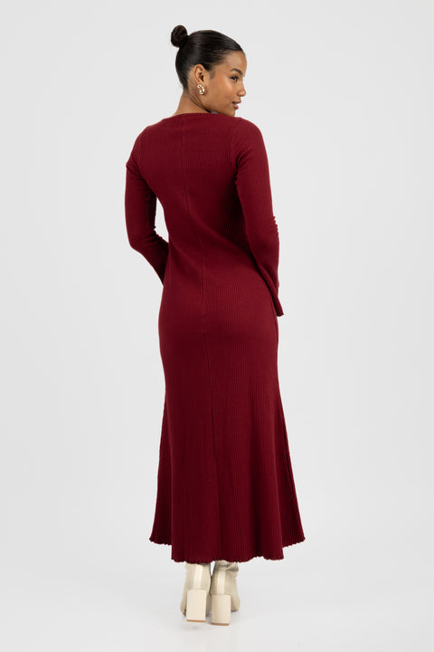 Vestido Cayetana - Vino