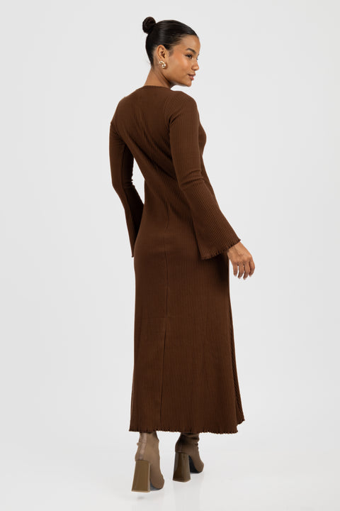 Vestido Cayetana - Chocolate