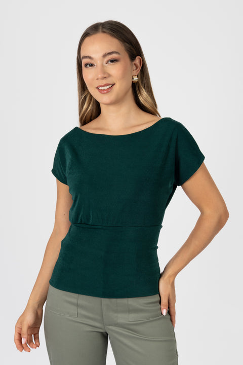 Top Cielo - Verde Botella