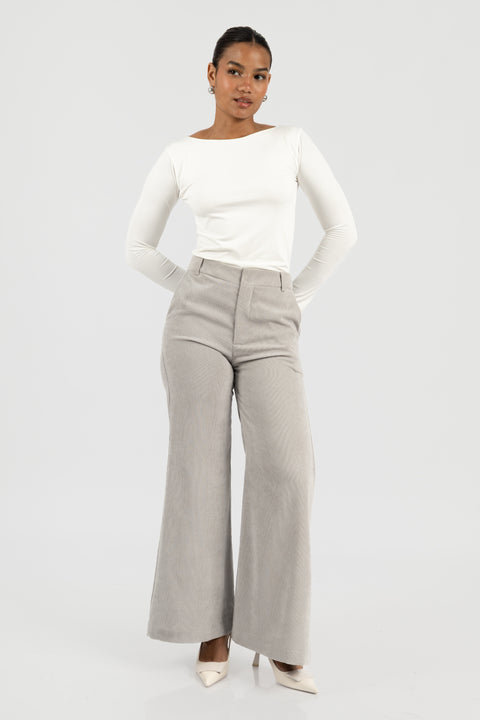 Pantalon Alessia - Gris Claro