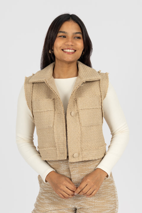Chaleco Trish - Beige