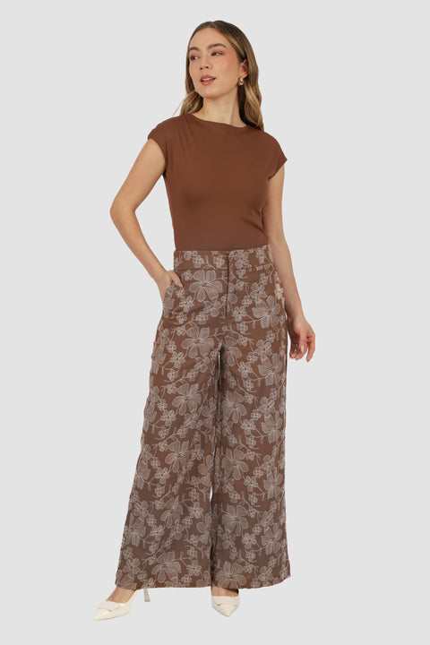 Pantalón Ebania - Marrón