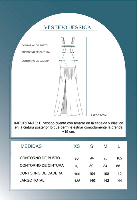 Vestido Jessica - Lacre