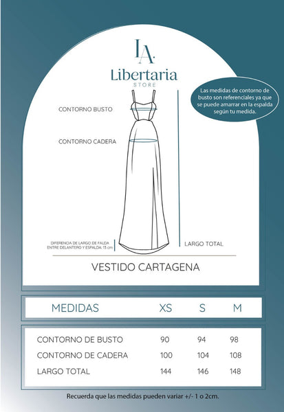 VESTIDO CARTAGENA AZUL